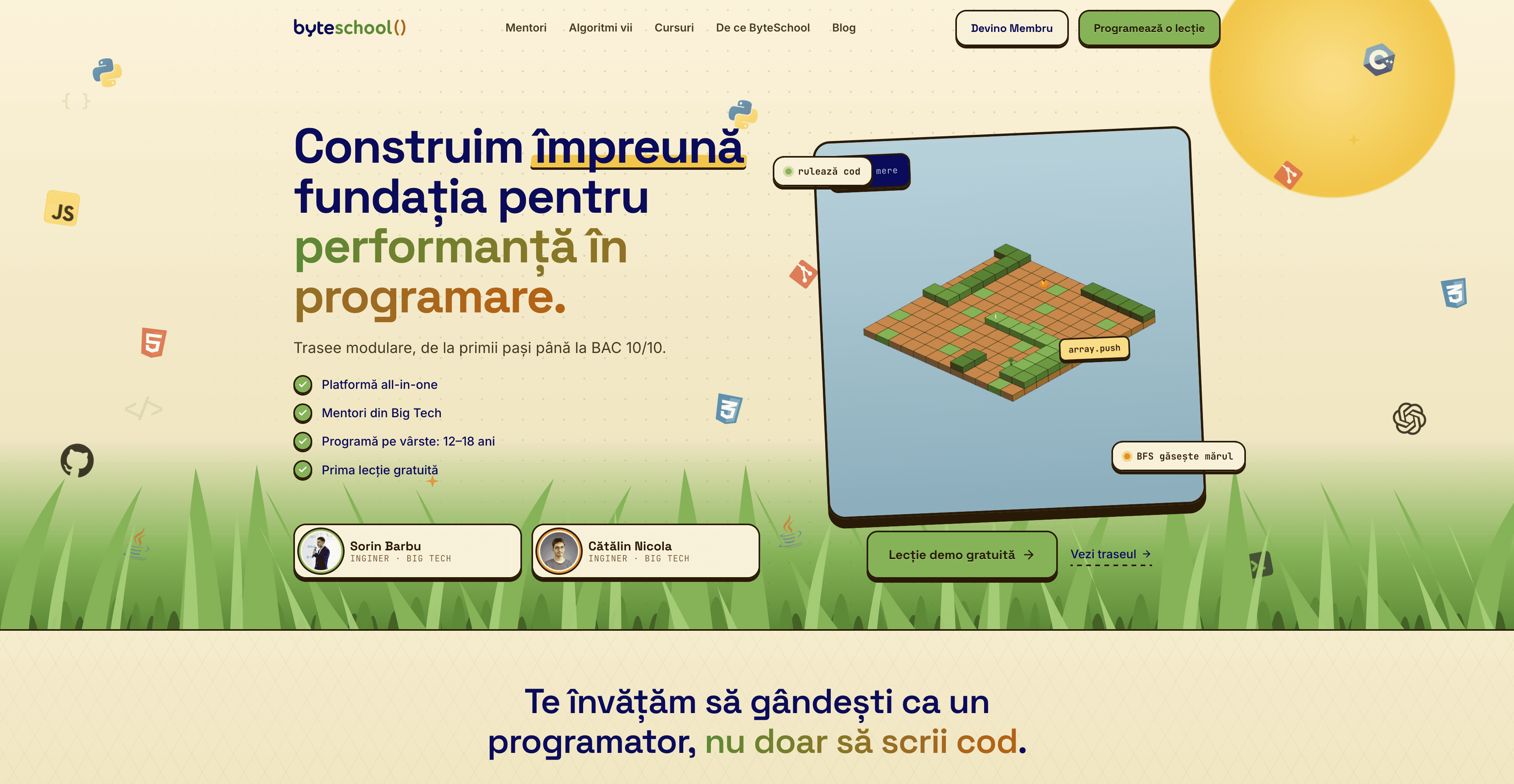 ByteSchool coding-for-kids learning platform
