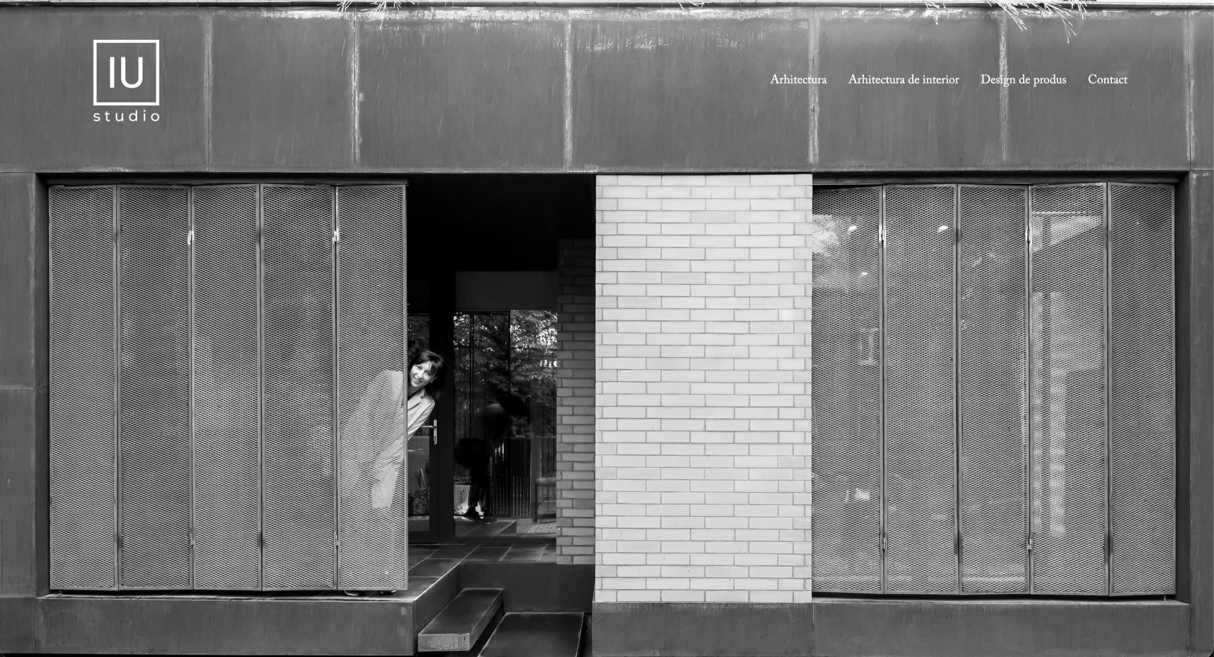IU Studio architecture portfolio homepage