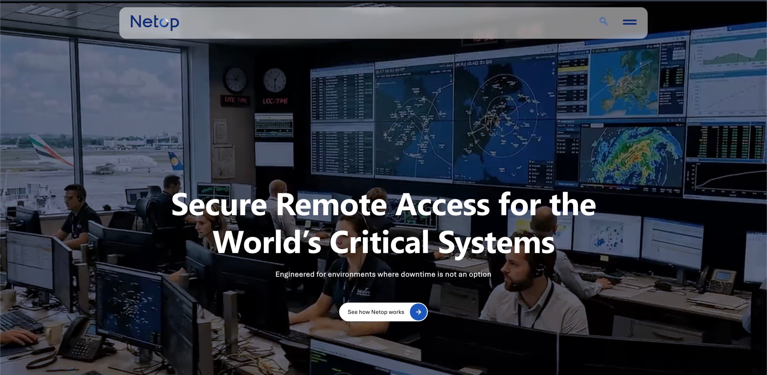 Netop secure remote access site hero